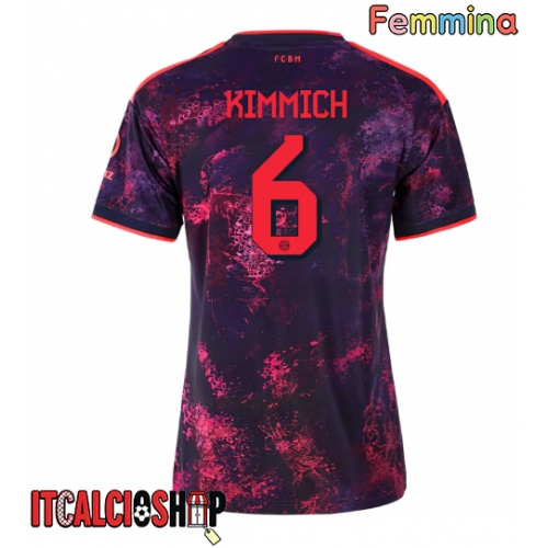 Bayern Munich Joshua Kimmich #6 Terza Maglia Femmina 2026-27 Manica Corta